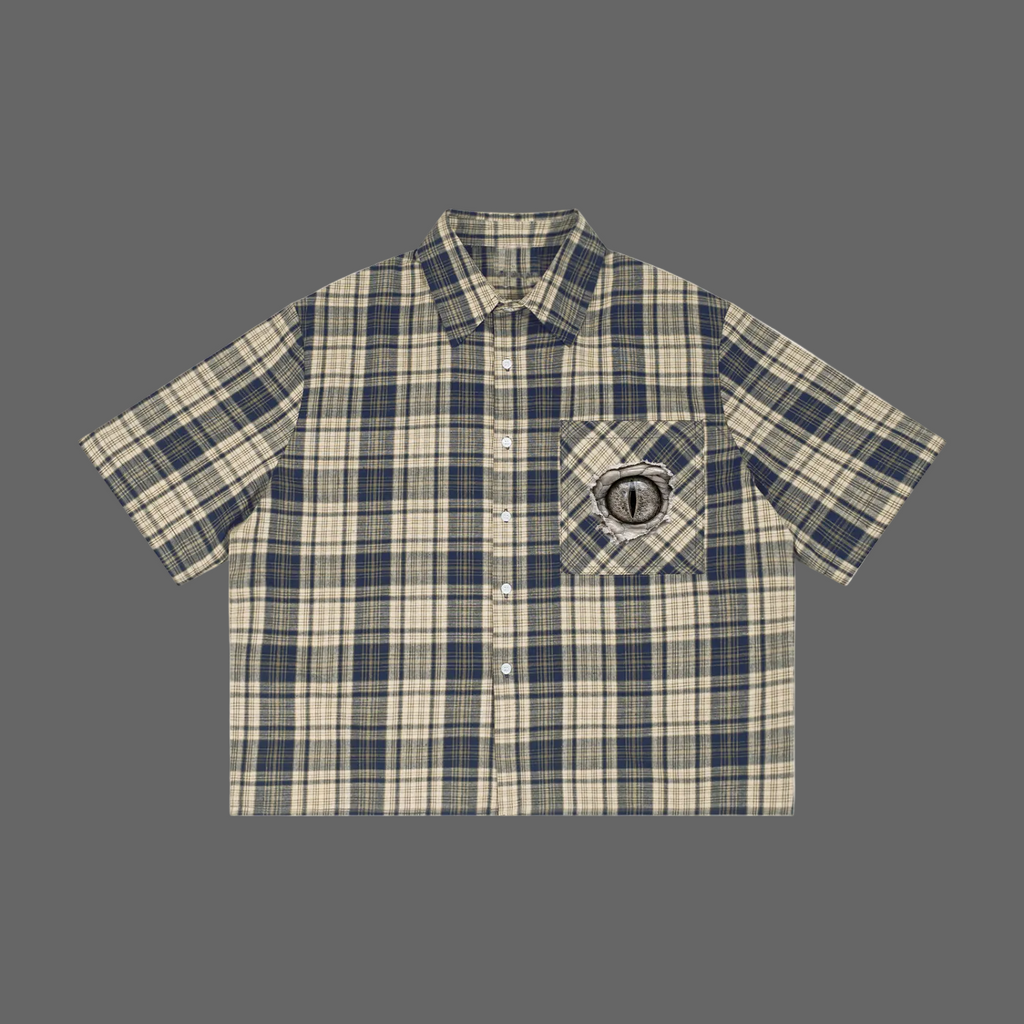 SERPNT Eye Plaid Shirt